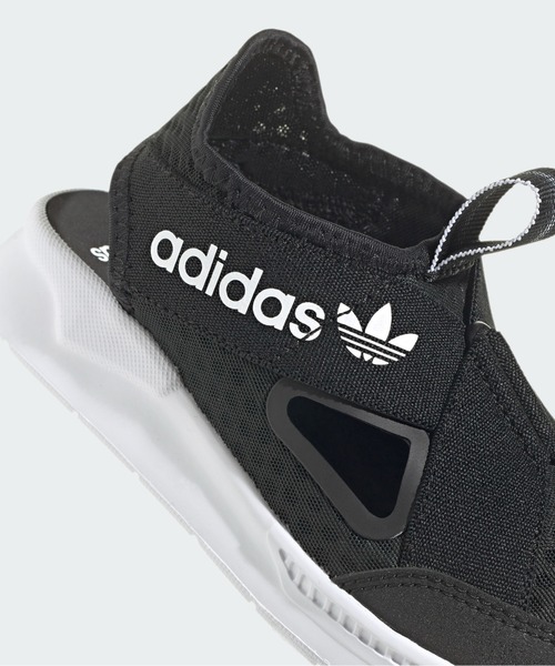 adidas（アディダス）の「360 サンダル [360 Sandals] アディダスオリジナルス (キッズ/子供用)（サンダル・キッズ・ブラック×ホワイト・17.0cm/18.0cm/19.0cm/20.0cm/21.0cm）」の7枚目の写真