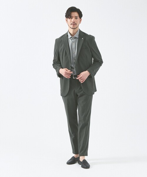 ABAHOUSE(アバハウス)の「【FLEX SHIRTS】36ゲージ コットン モクロディ シャツ(シャツ/ブラウス・メンズ・ホワイト/ベージュ/ダークネイビー/サックスブルー/グレー・44/46/48/50)」の18枚目の写真