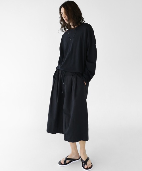 minsobi（ミンソビ）の「ハーフバルーンパンツ（その他パンツ・メンズ・ブラック/ベージュ/カーキ・FREE）」の5枚目の写真