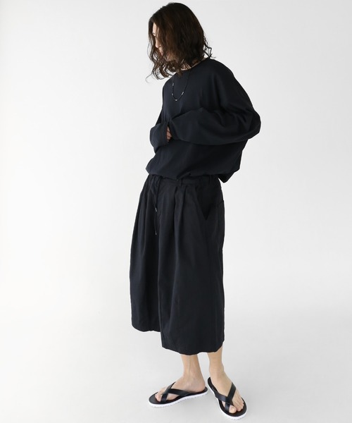 minsobi（ミンソビ）の「ハーフバルーンパンツ（その他パンツ・メンズ・ブラック/ベージュ/カーキ・FREE）」の6枚目の写真