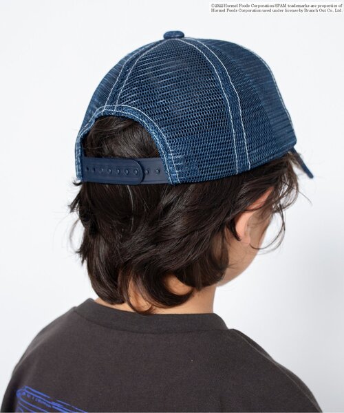 BREEZE（ブリーズ）の「WEB限定 SPAMコラボキャップ（キャップ・キッズ・インディゴブルー/その他10・50/54/58）」の5枚目の写真
