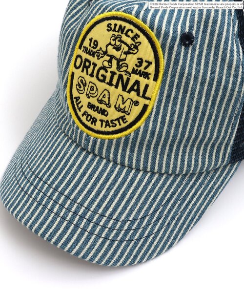 BREEZE（ブリーズ）の「WEB限定 SPAMコラボキャップ（キャップ・キッズ・インディゴブルー/その他10・50/54/58）」の14枚目の写真