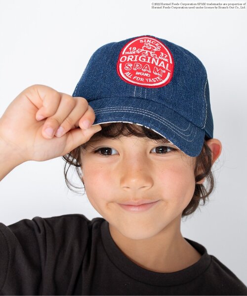BREEZE（ブリーズ）の「WEB限定 SPAMコラボキャップ（キャップ・キッズ・インディゴブルー/その他10・50/54/58）」の7枚目の写真