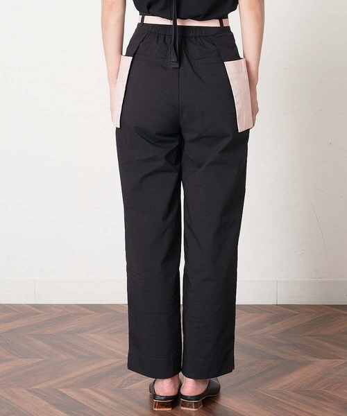 A de a.v.v（アードアー・ヴェ・ヴェ）の「［SET UP対応］配色ポケットはり感パンツ（その他パンツ・レディース・ライトピンク/ホワイト/ブラック・36/38）」の17枚目の写真