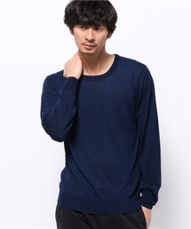 417 EDIFICE | 16Gシルクタッチ クルーネックロングスリーブ(ニット/セーター)