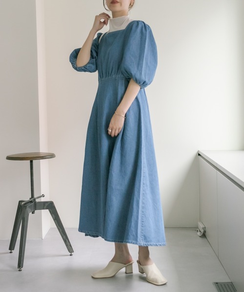 COLONY 2139（コロニートゥーワンスリーナイン）の「6色展開 / シアーメッシュメローノースリーブ（Tシャツ/カットソー・レディース・グリーン/ピンク/ブルー/ブラック/オレンジ/アイボリー・FREE）」の13枚目の写真