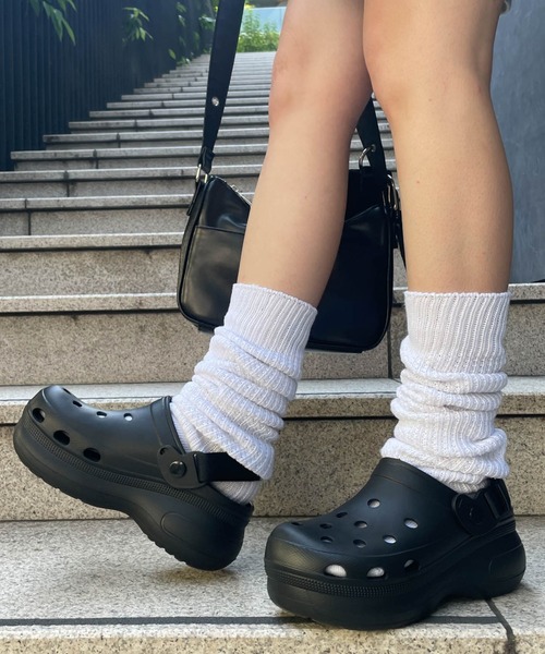 WEGO（ウィゴー）の「WEGO/ボリュームサンダル（サンダル・レディース・ブラック/ホワイト・MEDIUM/LARGE）」の2枚目の写真