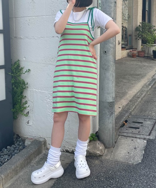 WEGO（ウィゴー）の「WEGO/ボリュームサンダル（サンダル・レディース・ブラック/ホワイト・MEDIUM/LARGE）」の7枚目の写真