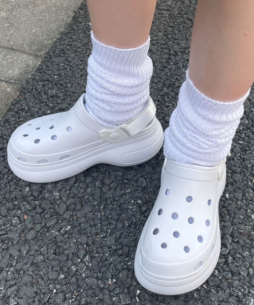 WEGO（ウィゴー）の「WEGO/ボリュームサンダル（サンダル・レディース・ブラック/ホワイト・MEDIUM/LARGE）」の9枚目の写真