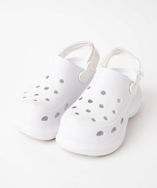 WEGO（ウィゴー）の「WEGO/ボリュームサンダル（サンダル・レディース・ブラック/ホワイト・MEDIUM/LARGE）」の15枚目の写真