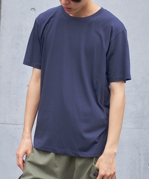 LIFEMAX(ライフマックス)の「【LIFEMAX】5.3オンスユーロTシャツ 半袖無地T ※MS1141(Tシャツ/カットソー・メンズ・イエロー/カーキ/グレー/ネイビー/ピンク/ブラック・M/XL/S/L)」の4枚目の写真