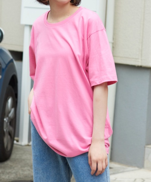 LIFEMAX(ライフマックス)の「【LIFEMAX】5.3オンスユーロTシャツ 半袖無地T ※MS1141(Tシャツ/カットソー・メンズ・イエロー/カーキ/グレー/ネイビー/ピンク/ブラック・M/XL/S/L)」の6枚目の写真