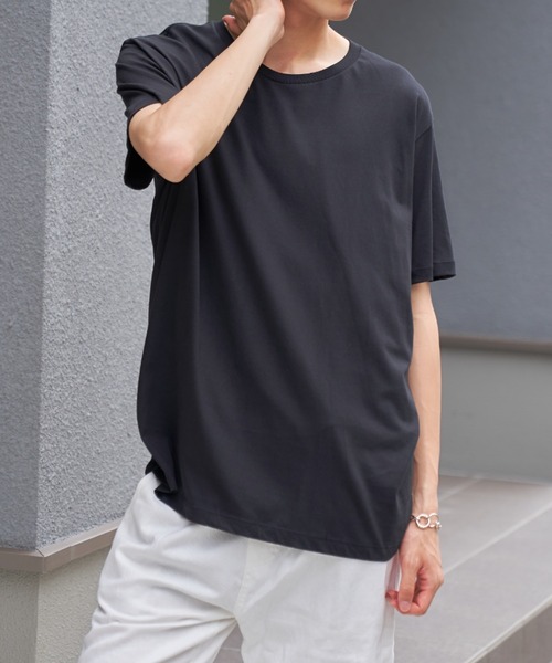 LIFEMAX(ライフマックス)の「【LIFEMAX】5.3オンスユーロTシャツ 半袖無地T ※MS1141(Tシャツ/カットソー・メンズ・イエロー/カーキ/グレー/ネイビー/ピンク/ブラック・M/XL/S/L)」の1枚目の写真
