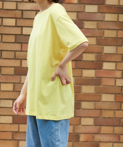 LIFEMAX(ライフマックス)の「【LIFEMAX】5.3オンスユーロTシャツ 半袖無地T ※MS1141(Tシャツ/カットソー・メンズ・イエロー/カーキ/グレー/ネイビー/ピンク/ブラック・M/XL/S/L)」の11枚目の写真