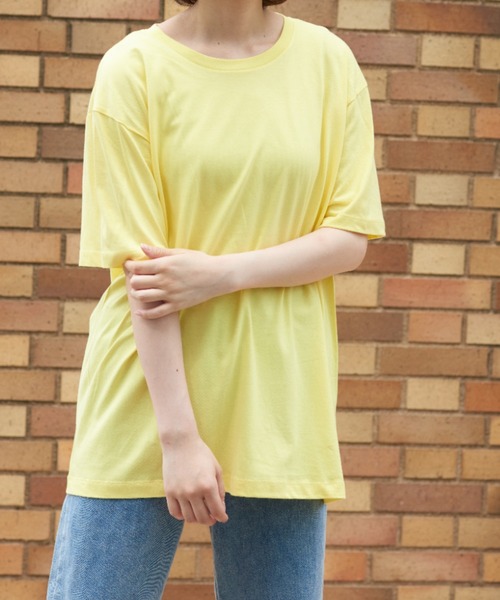LIFEMAX(ライフマックス)の「【LIFEMAX】5.3オンスユーロTシャツ 半袖無地T ※MS1141(Tシャツ/カットソー・メンズ・イエロー/カーキ/グレー/ネイビー/ピンク/ブラック・M/XL/S/L)」の14枚目の写真