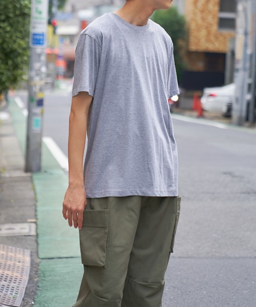 LIFEMAX(ライフマックス)の「【LIFEMAX】5.3オンスユーロTシャツ 半袖無地T ※MS1141(Tシャツ/カットソー・メンズ・イエロー/カーキ/グレー/ネイビー/ピンク/ブラック・M/XL/S/L)」の7枚目の写真