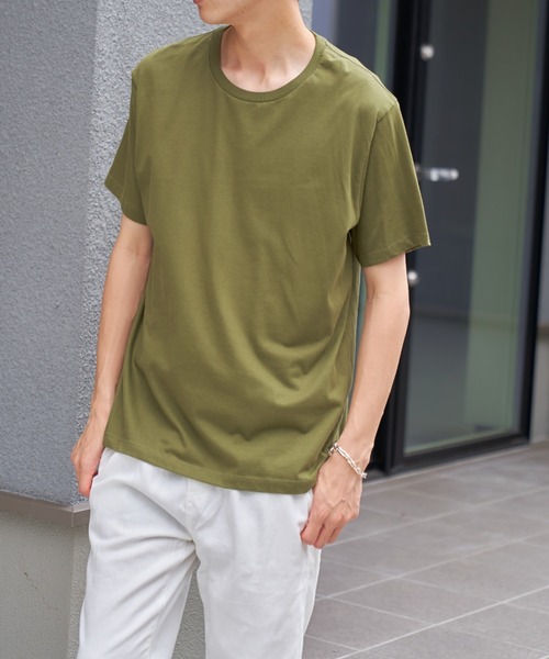 LIFEMAX(ライフマックス)の「【LIFEMAX】5.3オンスユーロTシャツ 半袖無地T ※MS1141(Tシャツ/カットソー・メンズ・イエロー/カーキ/グレー/ネイビー/ピンク/ブラック・M/XL/S/L)」の8枚目の写真