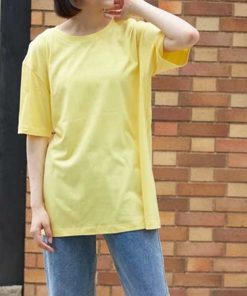 LIFEMAX(ライフマックス)の「【LIFEMAX】5.3オンスユーロTシャツ 半袖無地T ※MS1141(Tシャツ/カットソー・メンズ・イエロー/カーキ/グレー/ネイビー/ピンク/ブラック・M/XL/S/L)」の15枚目の写真