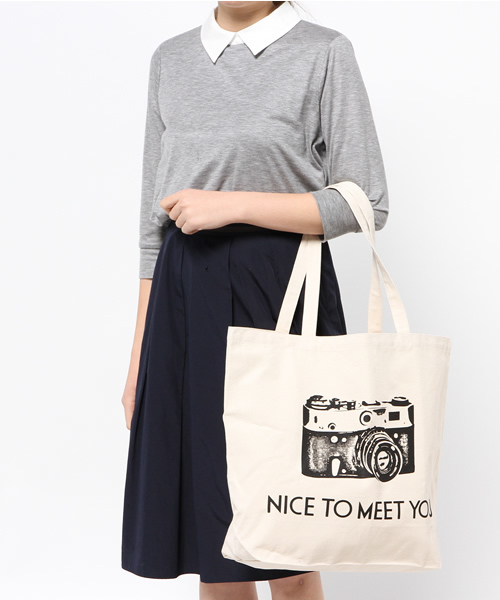 WEGO（ウィゴー）の「WEGO/レトロカメラトートバッグ（トートバッグ・レディース・その他1・FREE）」の7枚目の写真