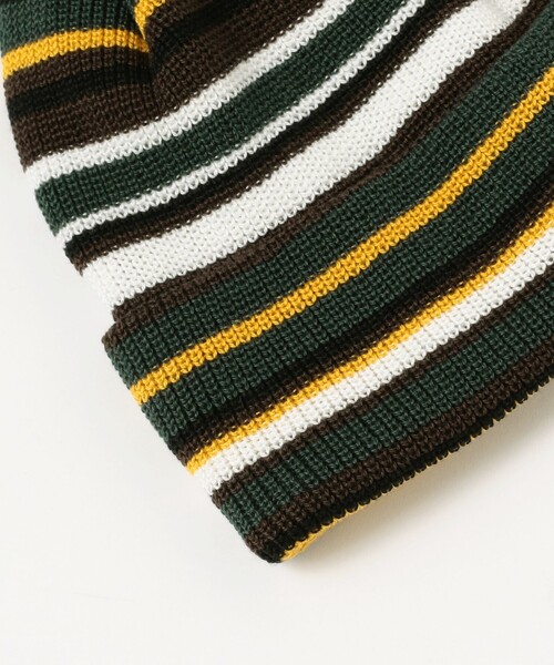 BEAMS（ビームス）の「BEAMS / マルチボーダー ウォッチキャップ（ニットキャップ/ビーニー・メンズ・ブラック/ベージュ/グレー/ネイビー/グリーン・ONE SIZE）」の8枚目の写真