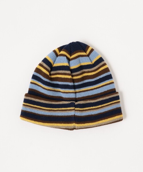BEAMS（ビームス）の「BEAMS / マルチボーダー ウォッチキャップ（ニットキャップ/ビーニー・メンズ・ブラック/ベージュ/グレー/ネイビー/グリーン・ONE SIZE）」の9枚目の写真