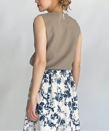 PICCIN | パールボタン付き総針ニットタンクトップ(ニット/セーター)