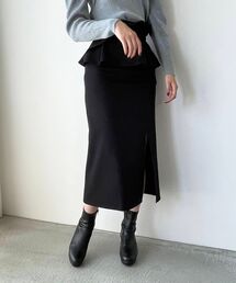MAJESTIC LEGON | コルセットデザインIラインスカート(スカート)