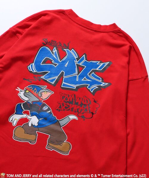 Tom Jerry トムアンドジェリー の SEQUENZ シークエンズ TJ CHASE HALF ZIP SWEAT トムジェリ トムと ジェリー プルオーバー ハーフジップ スウェット