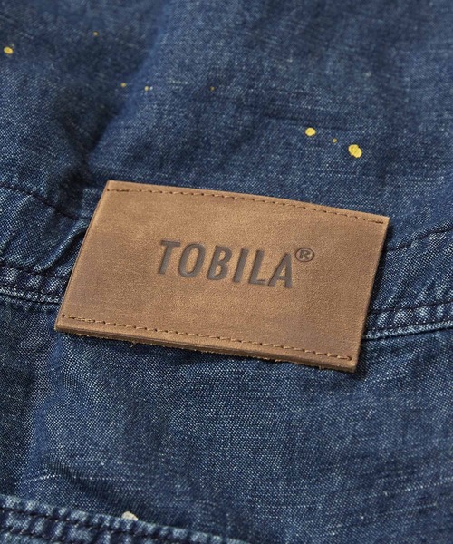 TOBILA（トビラ）の「デニムリメイク加工オールインワン（つなぎ
