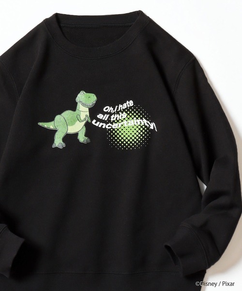 ROOPTOKYO別注:TOY STORY REX SWAET KIDS クルーネックスウェット 