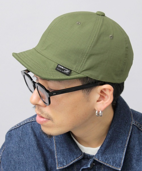 Basiquenti(ベーシックエンティ)の「リップストップ ストレッチ CORDURA混コット(日本製生地) アンパイアキャップ(キャップ・メンズ・ブラック/チャコール/グレー/カーキ・FREE)」の4枚目の写真