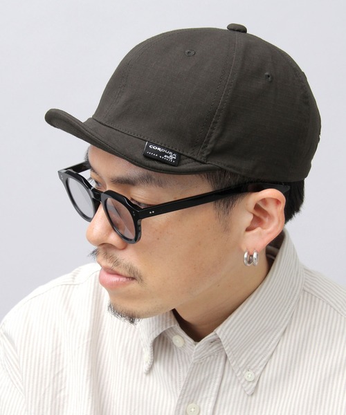 Basiquenti(ベーシックエンティ)の「リップストップ ストレッチ CORDURA混コット(日本製生地) アンパイアキャップ(キャップ・メンズ・ブラック/チャコール/グレー/カーキ・FREE)」の7枚目の写真