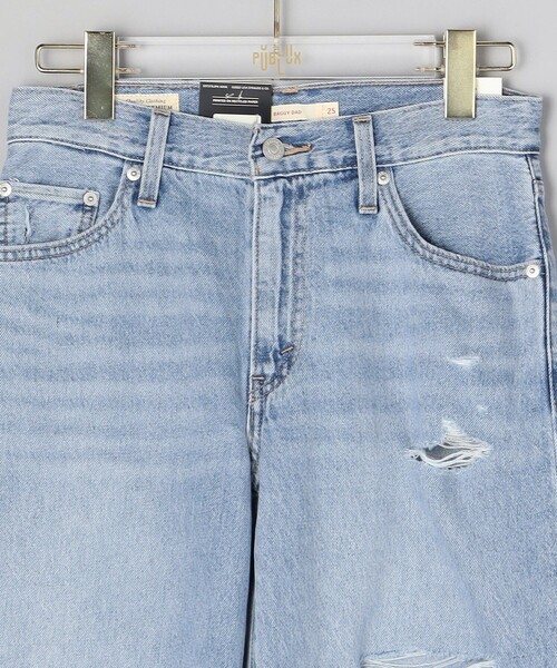 Levi's（リーバイス）の「Levi's/リーバイス BAGGY DAD / ミディアムインディゴ DESTRUCTED /バギーダッドデニム（デニムパンツ・レディース・サックスブルー・24/25/26/27）」の5枚目の写真