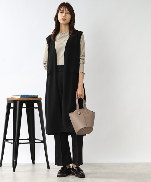 SHOO・LA・RUE(シューラルー)の「◆マルチWAYトート(トートバッグ・レディース・ブラック/サンドベージュ・00)」の14枚目の写真