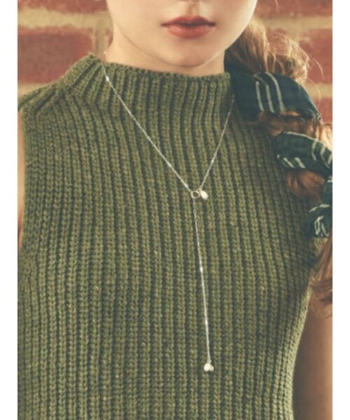 RESEXXY（リゼクシー）の「淡水パールコンビロングネックレス（ネックレス・レディース・シルバー/ゴールド・FREE）」の2枚目の写真