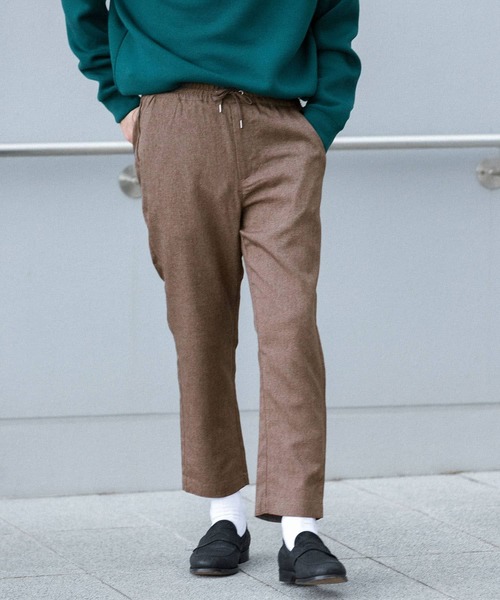 ITEMS URBANRESEARCH（アイテムズ アーバンリサーチ）の「ポリツイル イージーパンツ（その他パンツ・メンズ・ネイビー/チャコールグレー/ブラウン・MEDIUM/LARGE）」の15枚目の写真