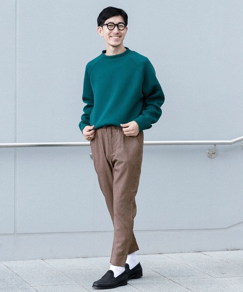 ITEMS URBANRESEARCH（アイテムズ アーバンリサーチ）の「ポリツイル イージーパンツ（その他パンツ・メンズ・ネイビー/チャコールグレー/ブラウン・MEDIUM/LARGE）」の4枚目の写真