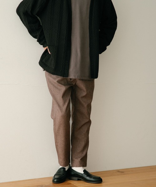 ITEMS URBANRESEARCH（アイテムズ アーバンリサーチ）の「ポリツイル イージーパンツ（その他パンツ・メンズ・ネイビー/チャコールグレー/ブラウン・MEDIUM/LARGE）」の11枚目の写真