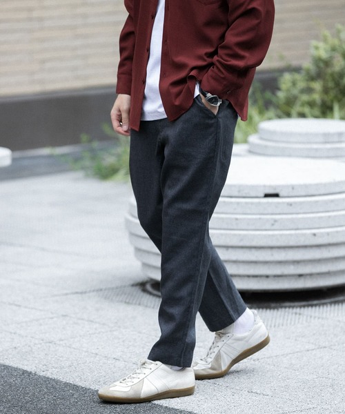 ITEMS URBANRESEARCH（アイテムズ アーバンリサーチ）の「ポリツイル イージーパンツ（その他パンツ・メンズ・ネイビー/チャコールグレー/ブラウン・MEDIUM/LARGE）」の5枚目の写真