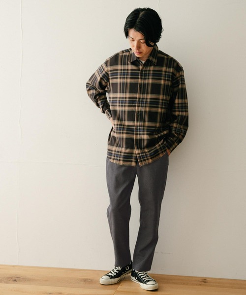 ITEMS URBANRESEARCH（アイテムズ アーバンリサーチ）の「ポリツイル イージーパンツ（その他パンツ・メンズ・ネイビー/チャコールグレー/ブラウン・MEDIUM/LARGE）」の17枚目の写真