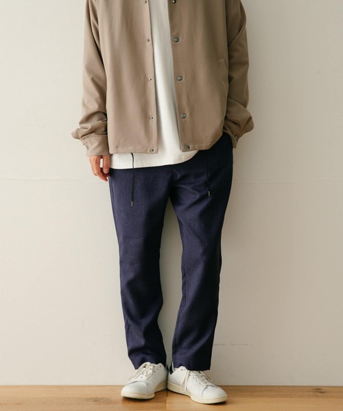 ITEMS URBANRESEARCH（アイテムズ アーバンリサーチ）の「ポリツイル イージーパンツ（その他パンツ・メンズ・ネイビー/チャコールグレー/ブラウン・MEDIUM/LARGE）」の21枚目の写真