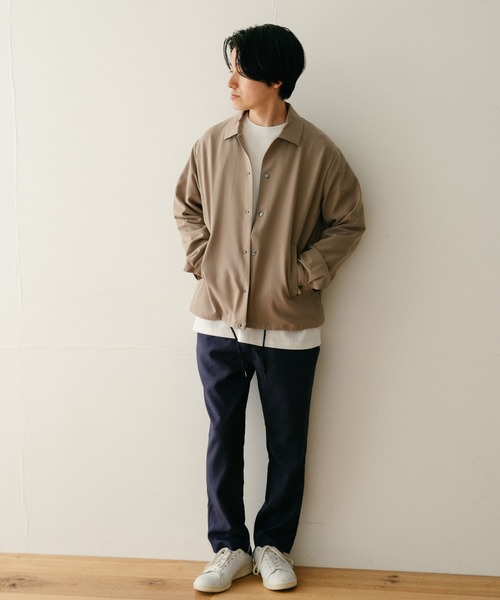 ITEMS URBANRESEARCH（アイテムズ アーバンリサーチ）の「ポリツイル イージーパンツ（その他パンツ・メンズ・ネイビー/チャコールグレー/ブラウン・MEDIUM/LARGE）」の7枚目の写真