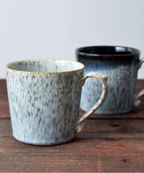 Denby(デンビー)の「Denby / デンビー Halo Speckle ヘイロー スペクル アルトマグ / Studio Grey スタジオ グレイ アクセント ラージマグ TSI(グラス/マグカップ/タンブラー・レディース・その他2/その他1/その他3・FREE)」の2枚目の写真