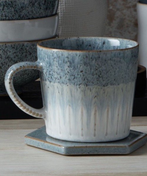 Denby(デンビー)の「Denby / デンビー Halo Speckle ヘイロー スペクル アルトマグ / Studio Grey スタジオ グレイ アクセント ラージマグ TSI(グラス/マグカップ/タンブラー・レディース・その他2/その他1/その他3・FREE)」の6枚目の写真