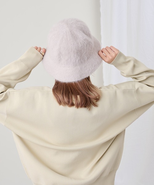 COLONY 2139(コロニートゥーワンスリーナイン)の「シャギーボーラーハット(ハット・レディース・アイボリー/ブラック/ベージュ・FREE)」の21枚目の写真