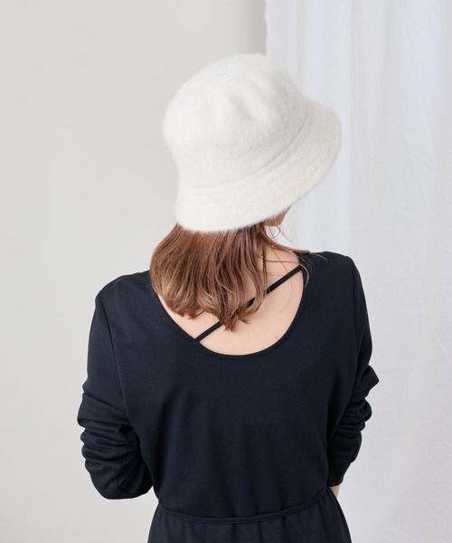 COLONY 2139(コロニートゥーワンスリーナイン)の「シャギーボーラーハット(ハット・レディース・アイボリー/ブラック/ベージュ・FREE)」の22枚目の写真