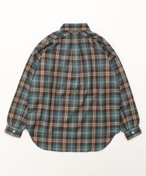 Sanca（サンカ）の「Sanca | ビッグボタンダウンシャツ CHECK MEN（シャツ/ブラウス・メンズ・レッド系その他/ブルー系その他・3/2）」の3枚目の写真