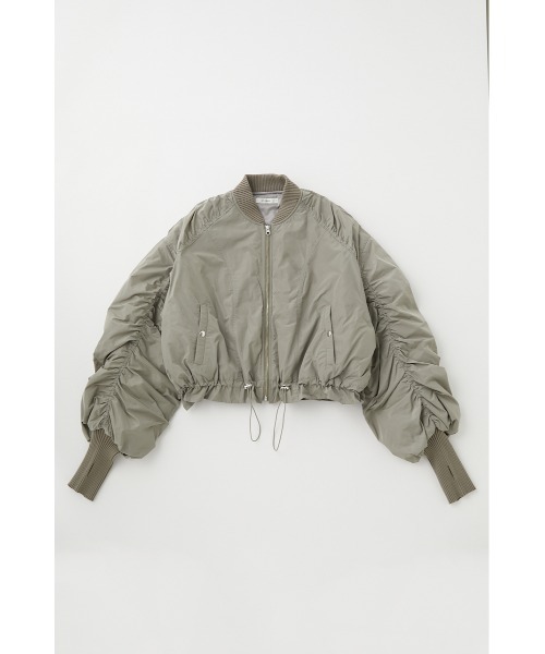 MOUSSY（マウジー）の「OS DRAWSTRING MA-1（MA-1・レディース・カーキ/アイボリー/ネイビー・FREE）」の11枚目の写真