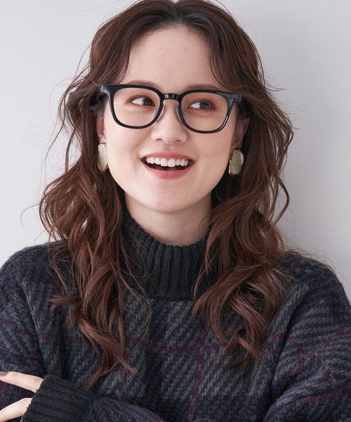 Zoff（ゾフ）の「ウェリントン型 めがね｜VC / Visual Communication（メガネ・レディース・ブラック/ブラウン・FREE）」の18枚目の写真