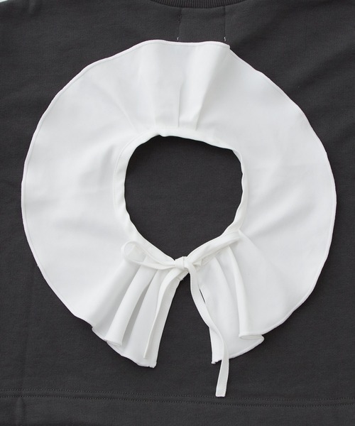 CIAOPANIC TYPY（チャオパニックティピー）の「【KIDS】ピエロカラー付け襟（付け襟・キッズ・ホワイト・ONE SIZE）」の4枚目の写真